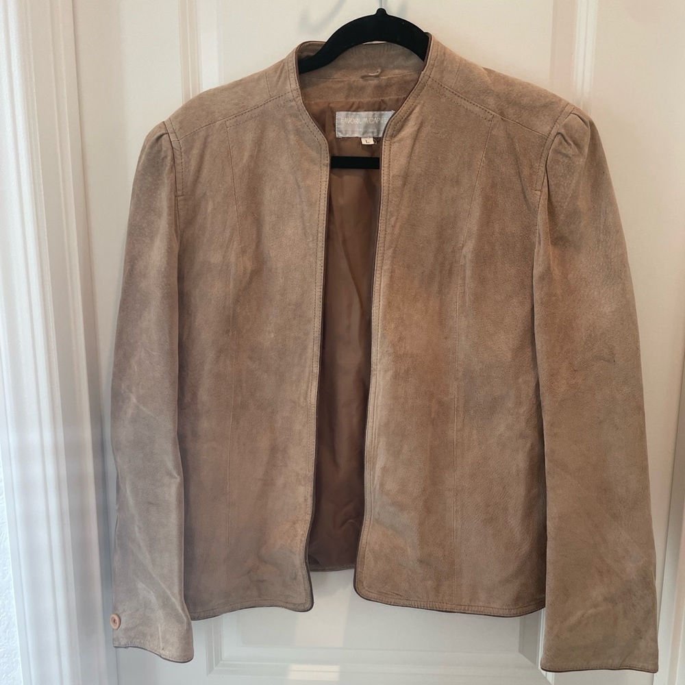 Emporium Capwell 100% Suede Jacket